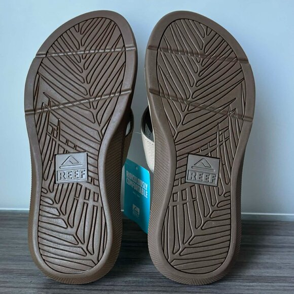 Reef Santa Ana Thongs Sandals Flip Flops Size 8 $65 in Sand - Picture 6 of 6